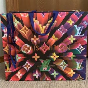 Louis Vuitton Large Shopping Bag and Ribbon